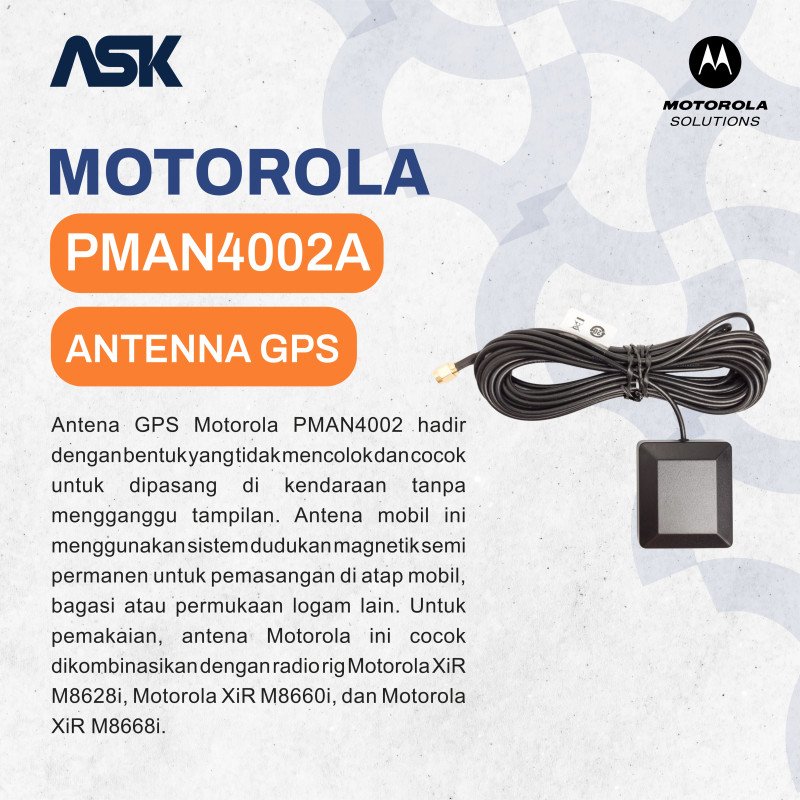 Antenna GPS PMAN4002A MOTOROLA / Antena GPS PMAN 4002A MOTOROLA