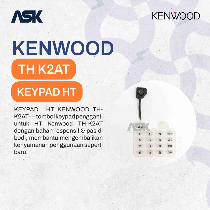 KEYPAD HT KENWOOD TH-K2AT TOMBOL HT KENWOOD TH K2AT