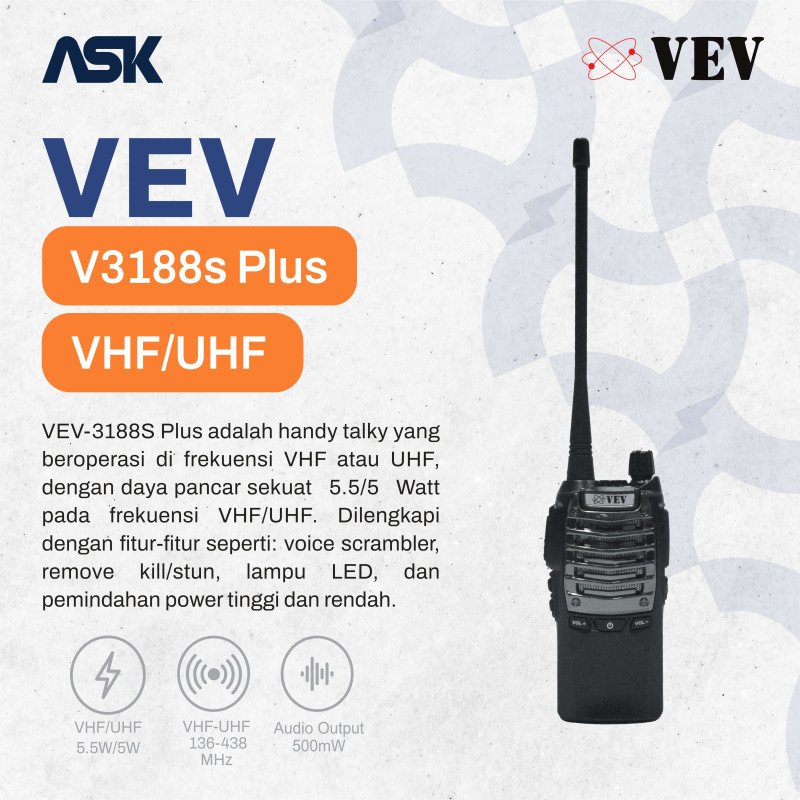 Handy Talky V3188s Plus / HT V 3188s Plus