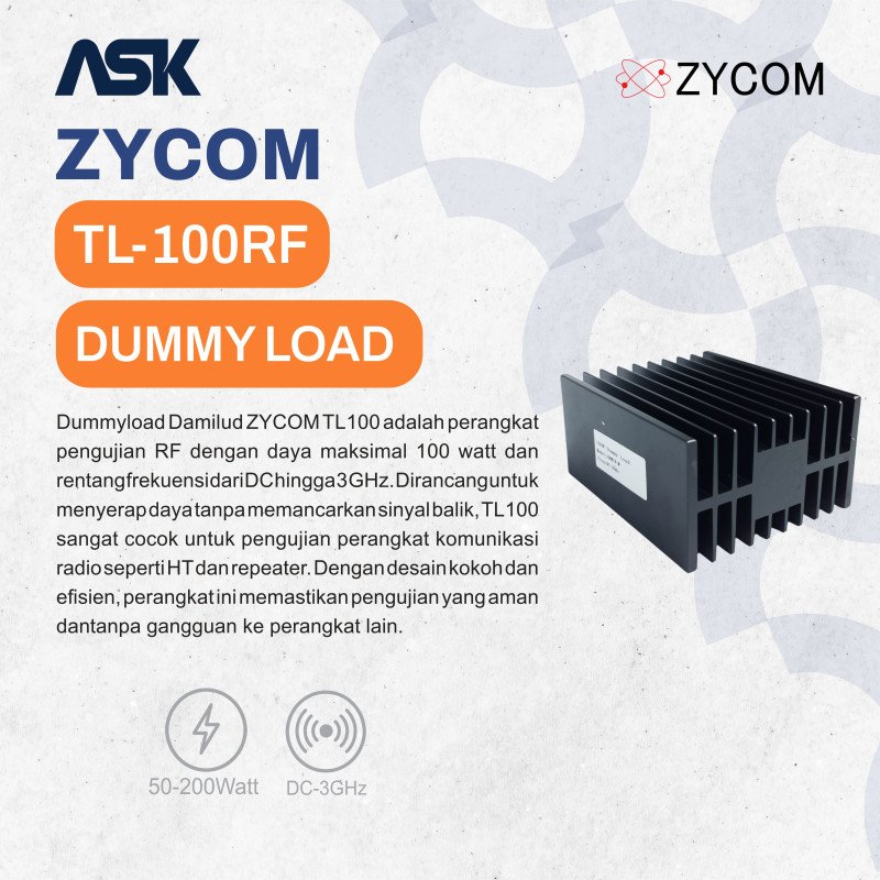 Dummy Load TL100 Zycom / TL100 100W